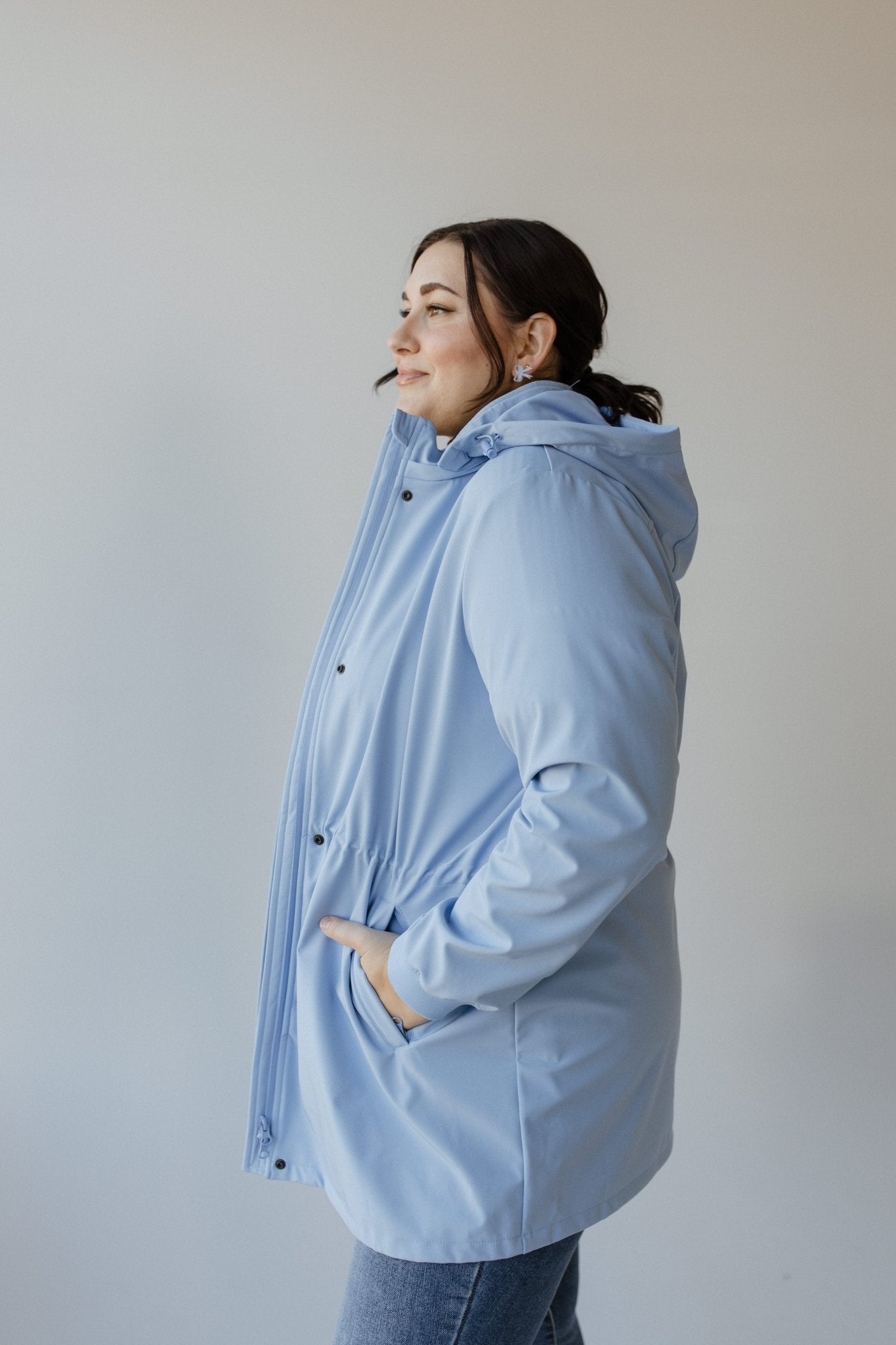 LIGHTWEIGHT JACKET IN SPRING BLUE - Love Marlow