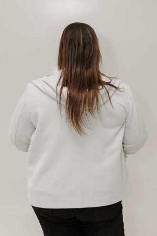 LIGHTWEIGHT KNIT BUTTON - DOWN JACKET – OYSTER - Love Marlow