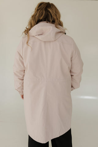 LIGHTWEIGHT PARKA IN MISTY PINK - Love Marlow