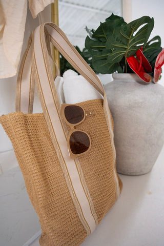 LONDON SUNGLASSES IN BEIGE - Love Marlow