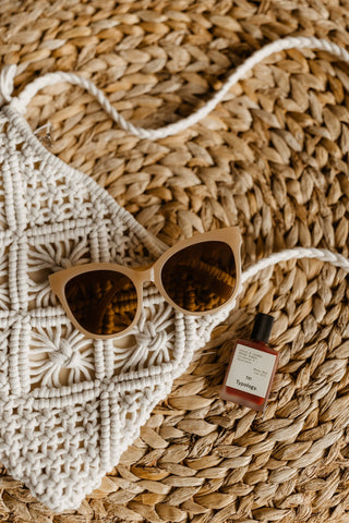 LONDON SUNGLASSES IN BEIGE - Love Marlow