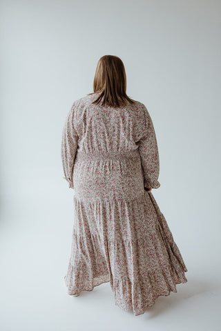 LONG BLOUSON SLEEVED BOHO DRESS IN MIDI LENGTH - Love Marlow