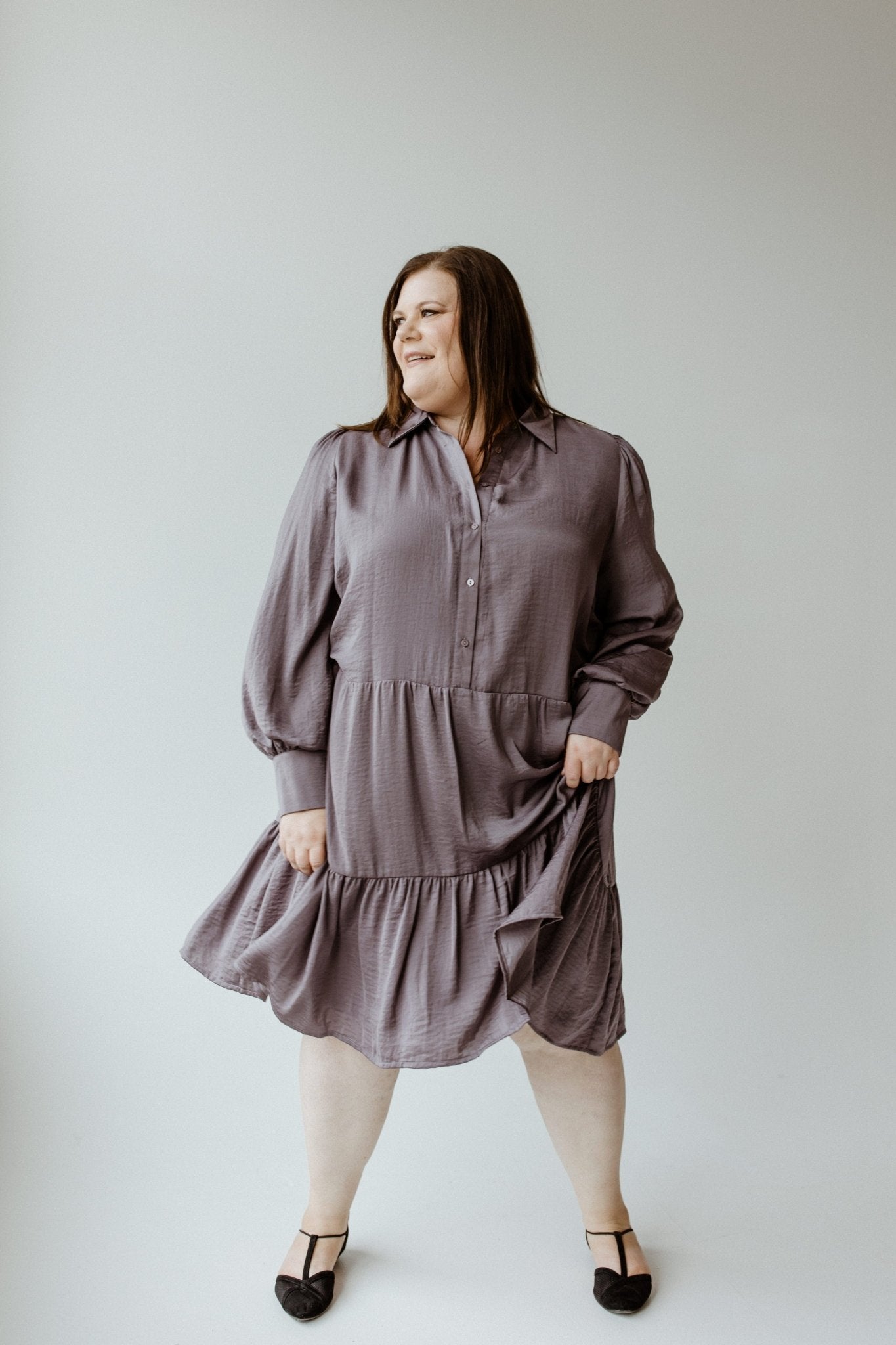 off the shoulder long sleeve fit and flare dress Morais Puff Sleeve Off the Shoulder Fit and Flare Sweater Dress Off Wh