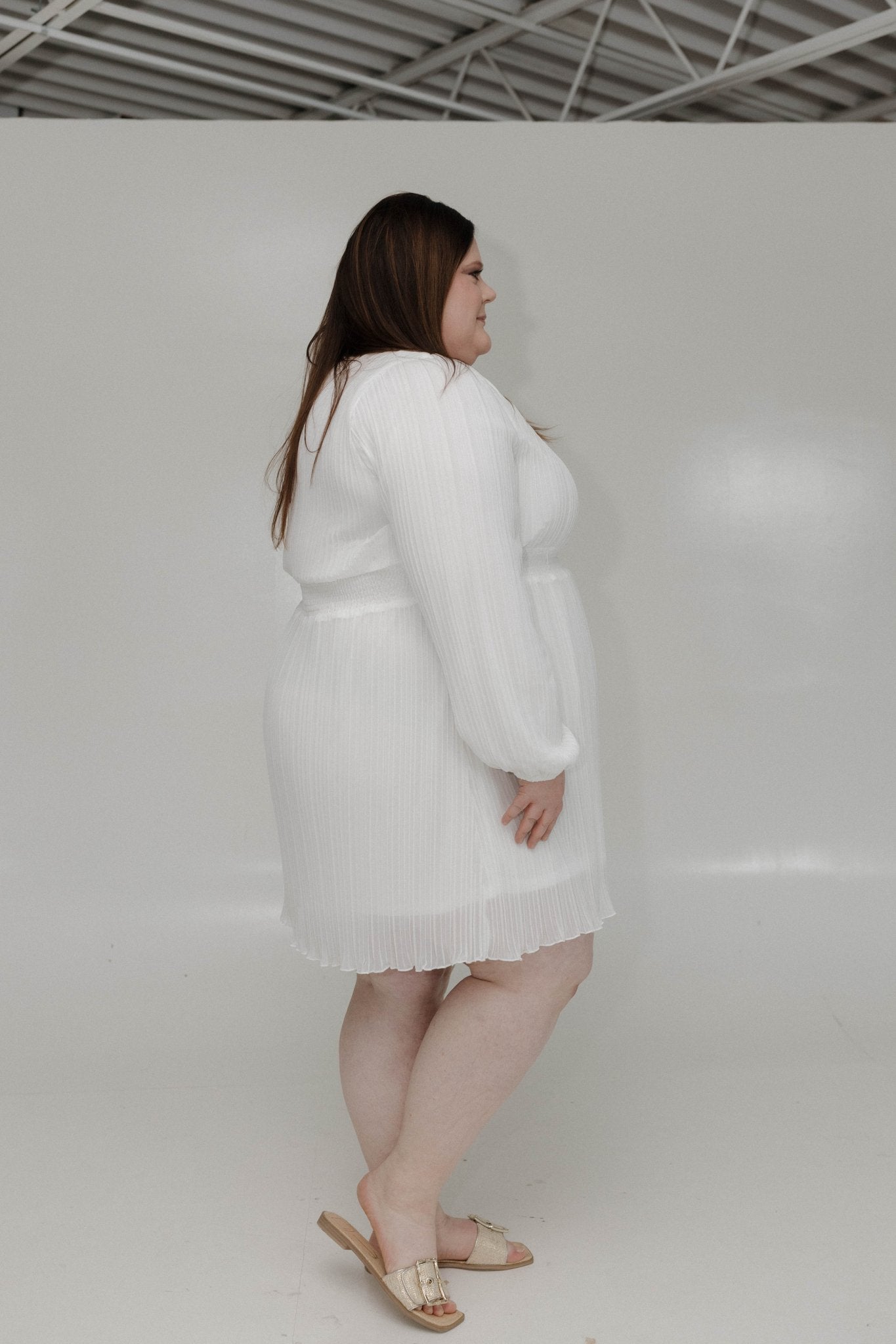 high clothing pleated dress Pleated Dress – Cloud