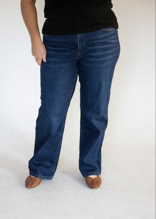 Lovervet 90s Vintage Loose Straight – Dark Wash - Love Marlow