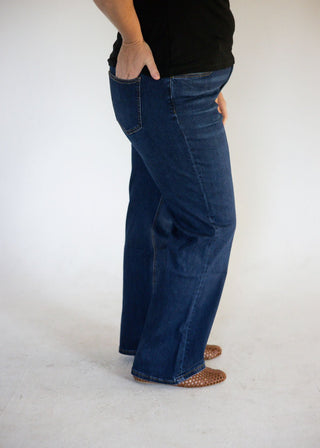 Lovervet 90s Vintage Loose Straight – Dark Wash - Love Marlow