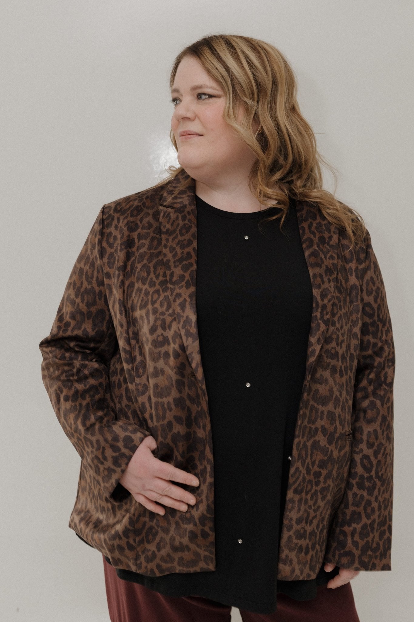 Luxe Animal Print Blazer – Tailored Fit - Love Marlow