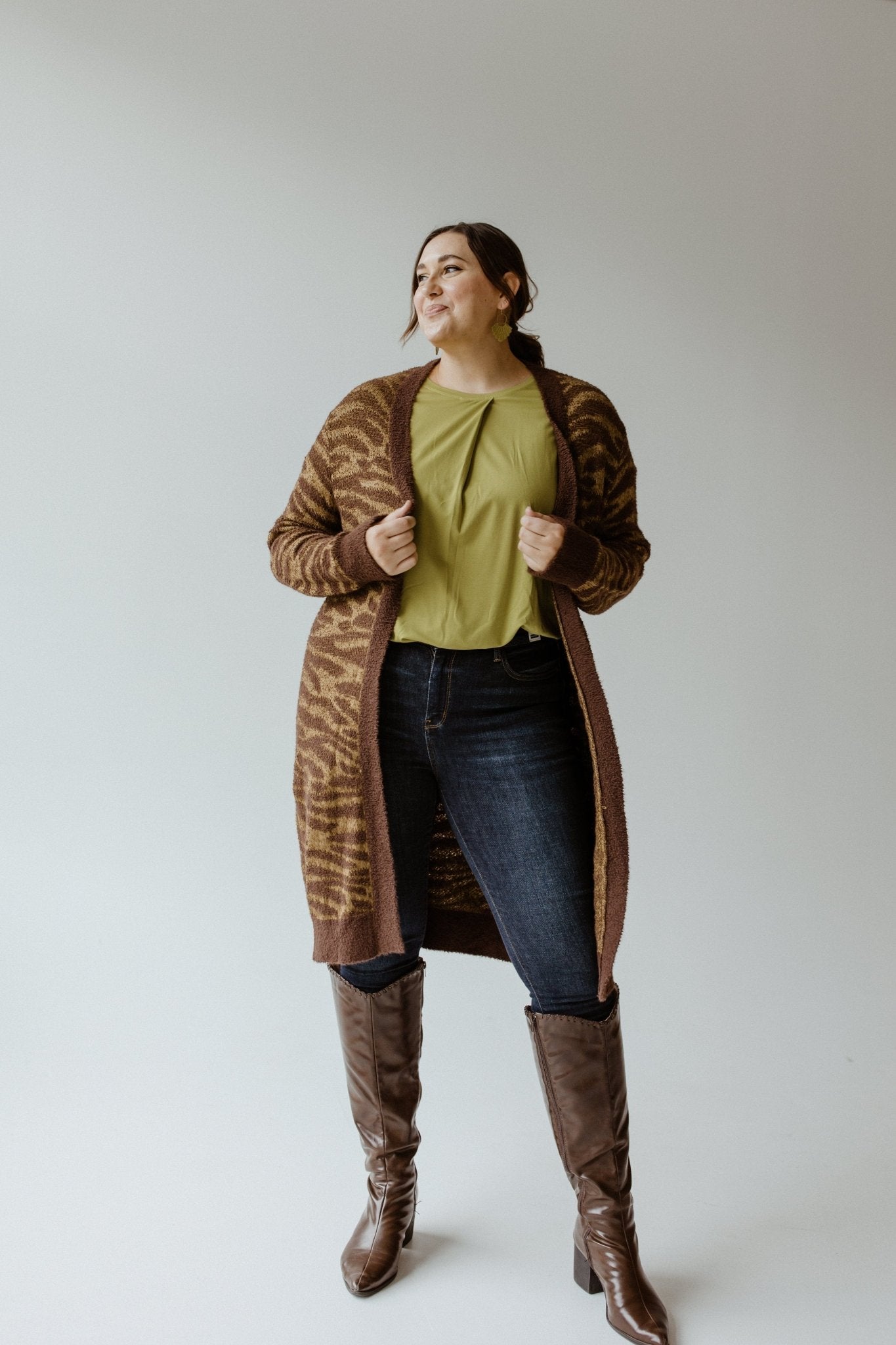 LUXURIOUSLY SOFT ZEBRA DUSTER CARDIGAN - Love Marlow