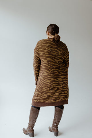 LUXURIOUSLY SOFT ZEBRA DUSTER CARDIGAN - Love Marlow