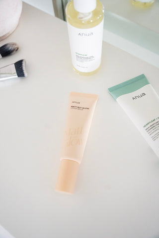 Matt But Glow Cover Beige SPF 50+ Tone - Up Base – Matte Glow Complexion Perfector - Love Marlow