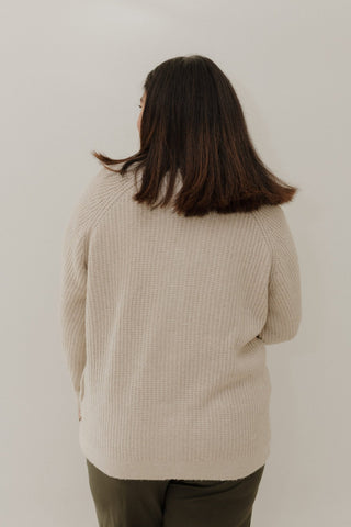 Metallic Soft - Knit Open Front Cardigan – Sand - Love Marlow
