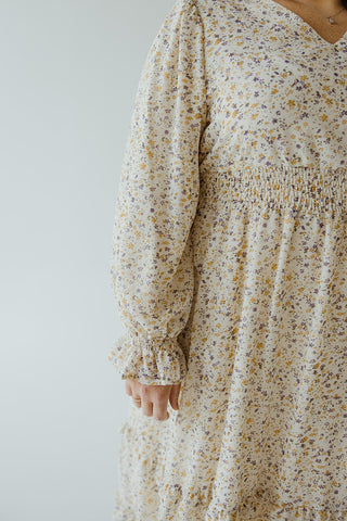MIDI - LENGTH DOUBLE RUFFLE KICK HEM DRESS - Love Marlow