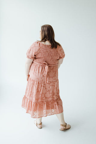 MIDI - LENGTH LACE APPLIQUES IN PRESSED FLOWER - Love Marlow