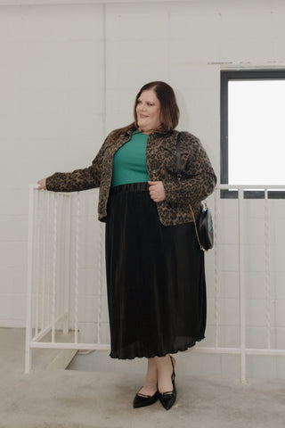 MIDI LENGTH PLISSE SKIRT - Love Marlow