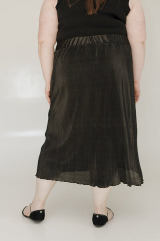 MIDI LENGTH PLISSE SKIRT - Love Marlow