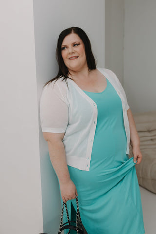 MIDI LENGTH SLIP DRESS IN REEF - Love Marlow
