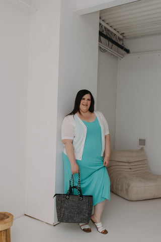 MIDI LENGTH SLIP DRESS IN REEF - Love Marlow