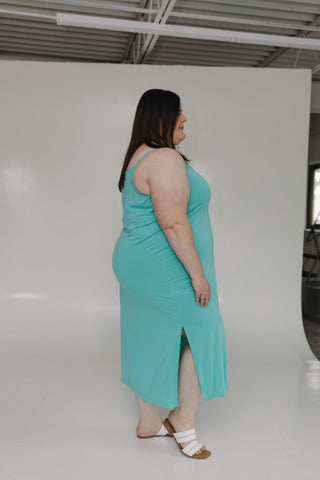 MIDI LENGTH SLIP DRESS IN REEF - Love Marlow