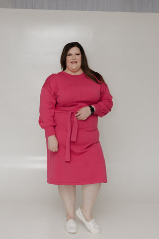 MIDI LENGTH SWEATER DRESS - Love Marlow