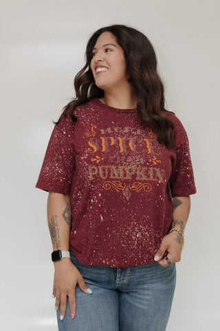 "MORE SPICE THAN PUMPKIN" GRAPHIC TEE - Love Marlow