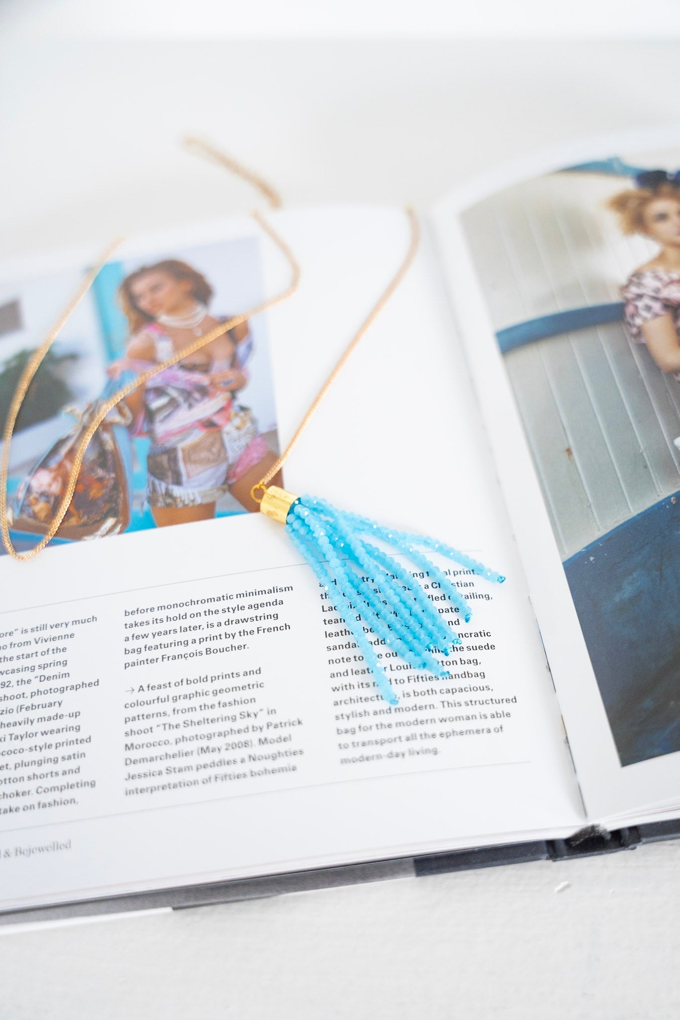 Nora Necklace in Sky - Love Marlow