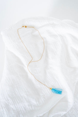 Nora Necklace in Sky - Love Marlow