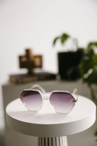 OIA SUNGLASSES IN PURPLE FADE - Love Marlow