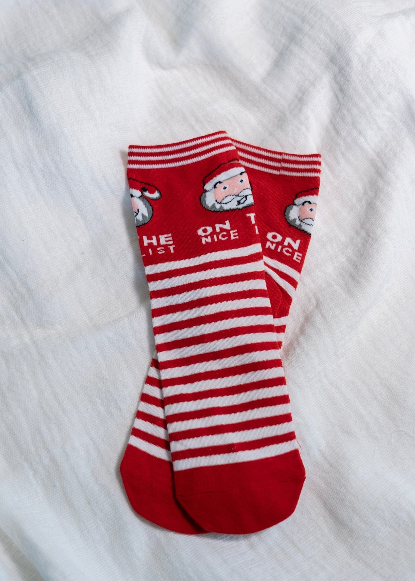 ON THE NICE LIST HOLIDAY SOCKS - Love Marlow