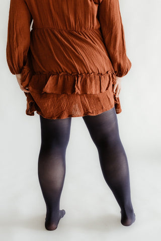 OPAQUE TIGHTS IN NAVY - Love Marlow