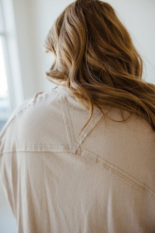 OVERSIZED RAW SEAM LONG SLEEVE TEE - 3x - Love Marlow