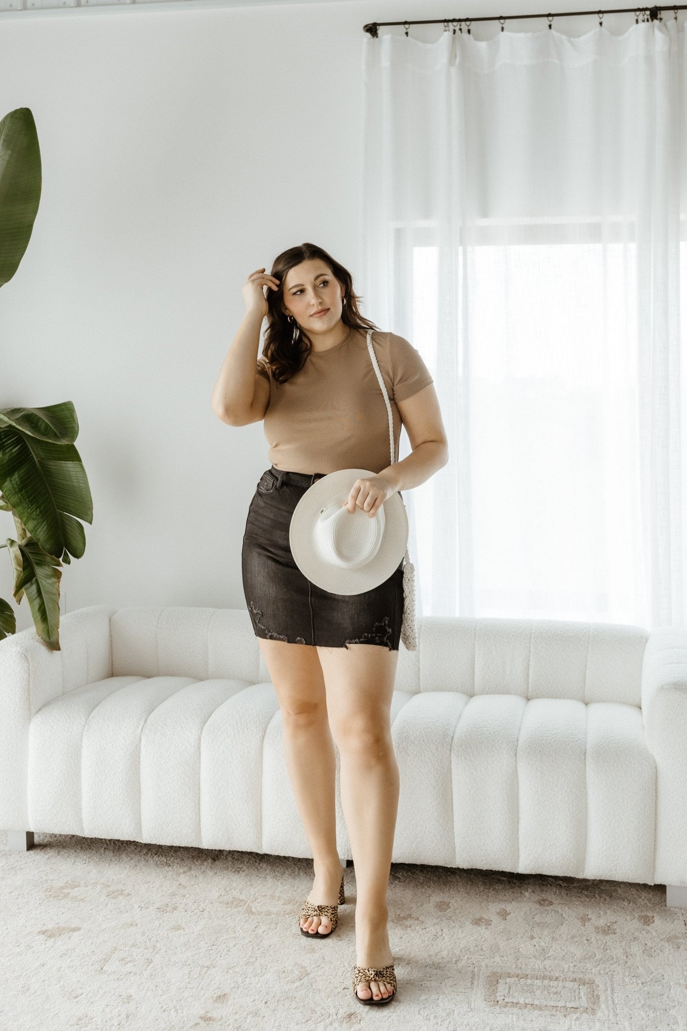 PANAMA HAT IN IVORY - Love Marlow