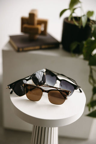 PETRA SUNGLASSES IN TORTOISE AND GOLD - Love Marlow