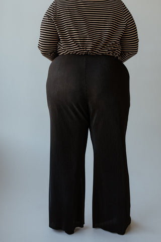 PLISSE WIDE LEG PANT - Love Marlow