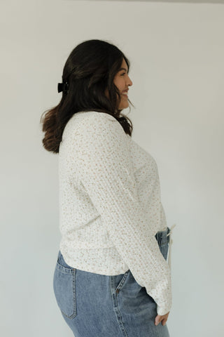Pointelle Button Front Cardigan – Warm Cream - Love Marlow