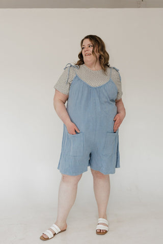 Pointelle Texture Tee – Bluebell Garden - Love Marlow
