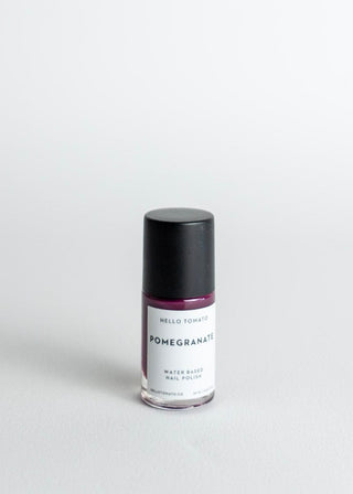 POMEGRANATE DARK RED NAIL POLISH – VEGAN ODORLESS & NON - TOXIC - Love Marlow