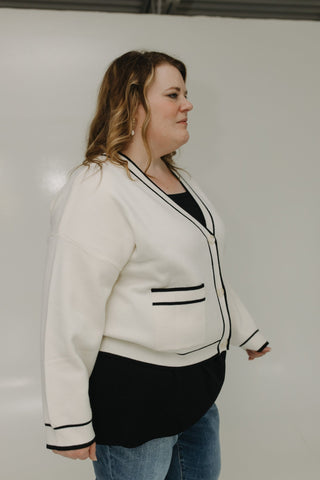PREPPY BUTTON - FRONT CARDIGAN - Love Marlow