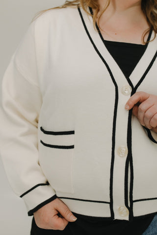 PREPPY BUTTON - FRONT CARDIGAN - Love Marlow