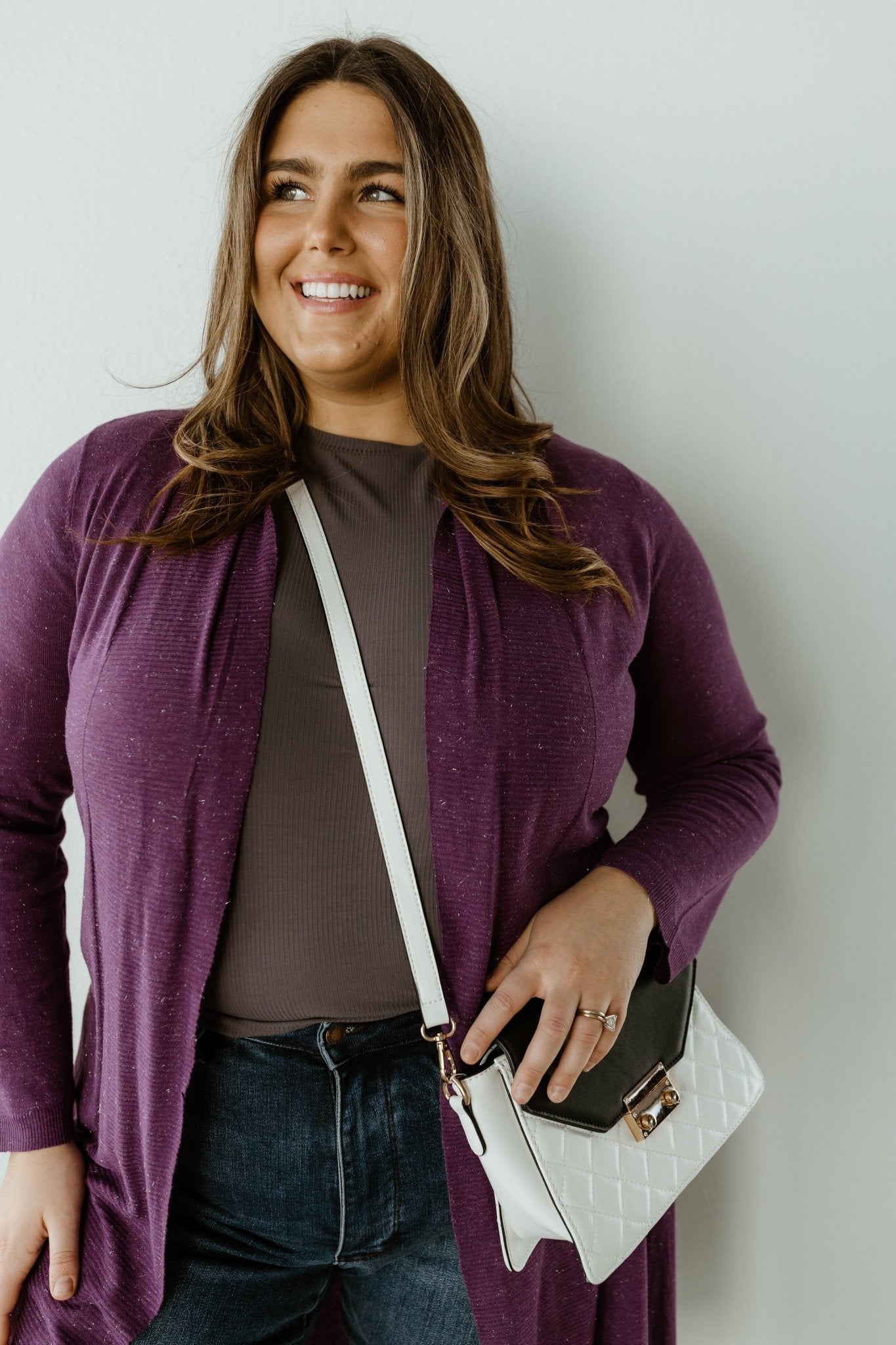 QUILTED SATCHEL IN IVORY - Love Marlow