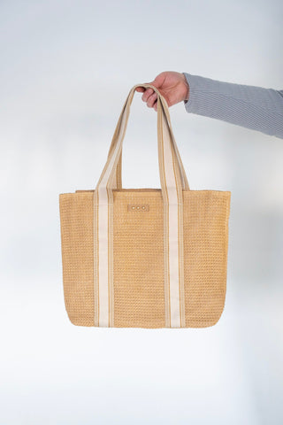 Raffia Tote Bag - Love Marlow