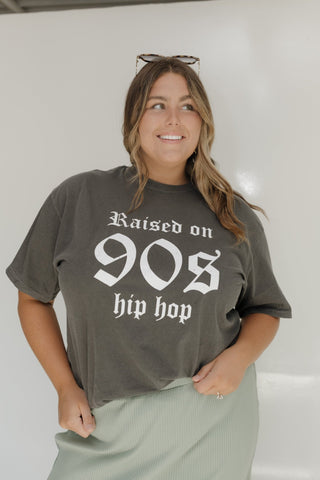 "RAISED ON 90s HIP HOP" GRAPHIC TEE - Love Marlow