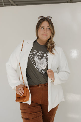 "RAISED ON CLASSIC ROCK" GRAPHIC TEE - Love Marlow