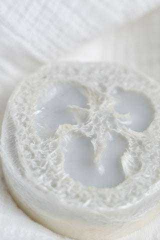 REJUVENATE LOOFAH SOAP WITH PEPPERMINT, EUCALYPTUS & LEMON - EXFOLIATING MOISTURIZING BAR - Love Marlow