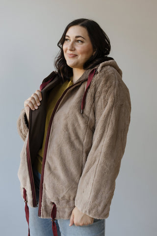 REVERSIBLE FAUX FUR JACKET - Love Marlow