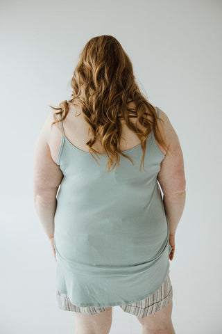 REVERSIBLE NECK CAMI IN WINTER TIDE - Love Marlow