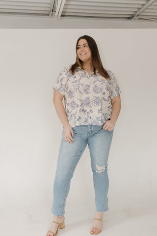 RFM High Rise Cuffed Straight Leg Jeans – Classic Wash - Love Marlow