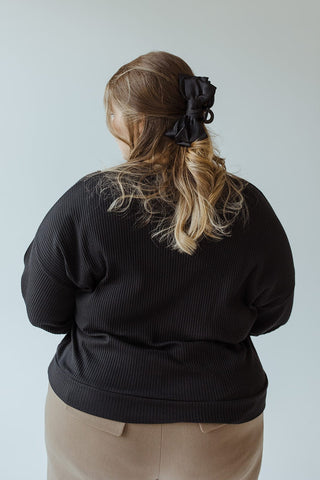 RIBBED CROPPED SWEATER - 3x - Love Marlow