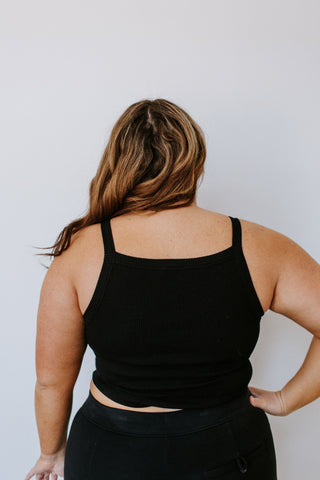 RIBBED CROPPED TANK - 3x - Love Marlow