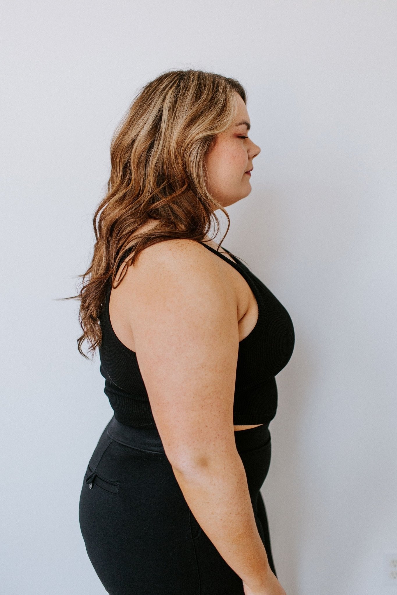 RIBBED CROPPED TANK - 3x - Love Marlow