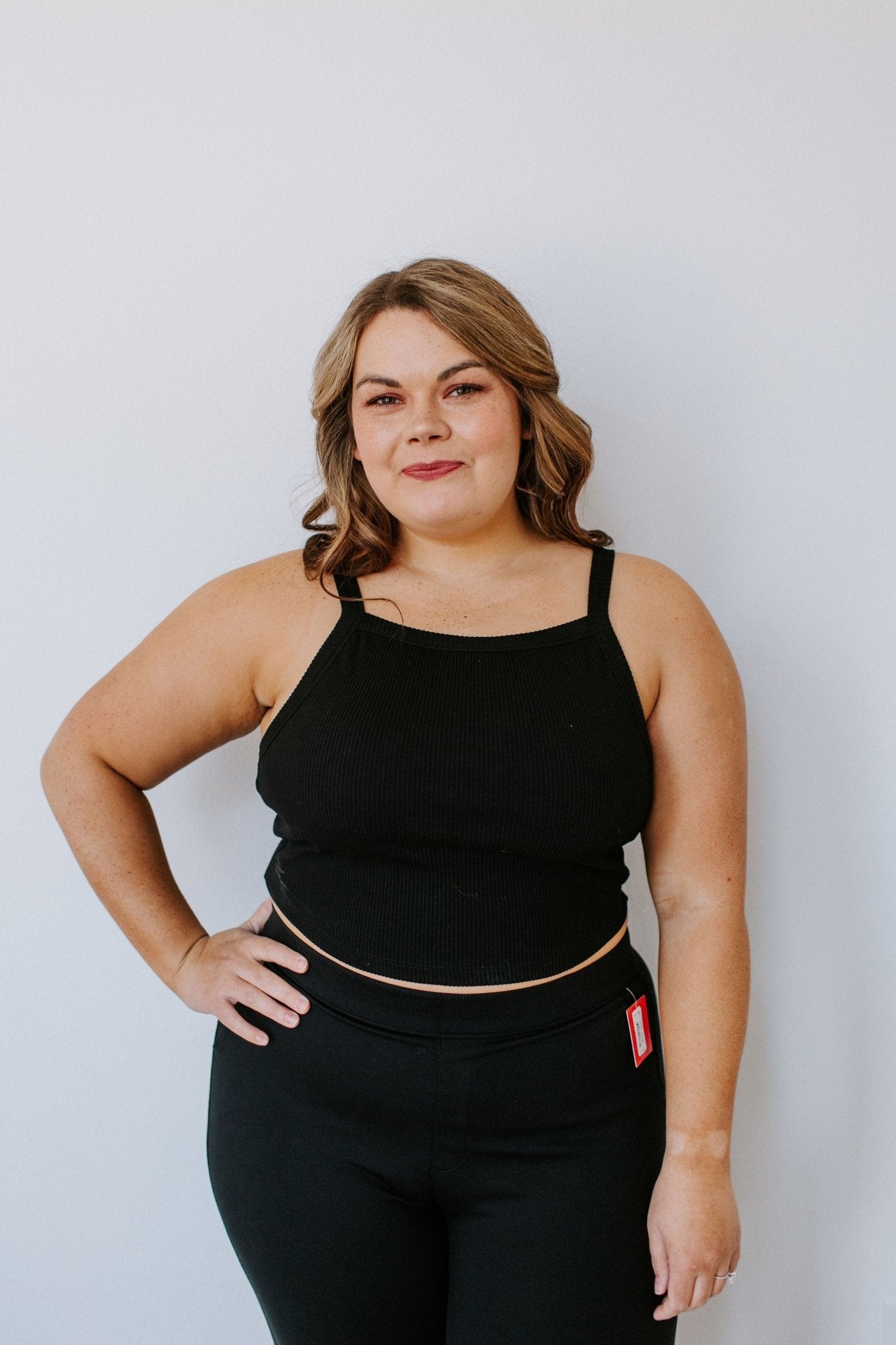 RIBBED CROPPED TANK - 3x - Love Marlow